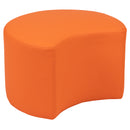 Soft Seating Flexible Moon for Classrooms and Daycares - 12" Seat Height (Orange)