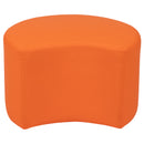 Soft Seating Flexible Moon for Classrooms and Daycares - 12" Seat Height (Orange)