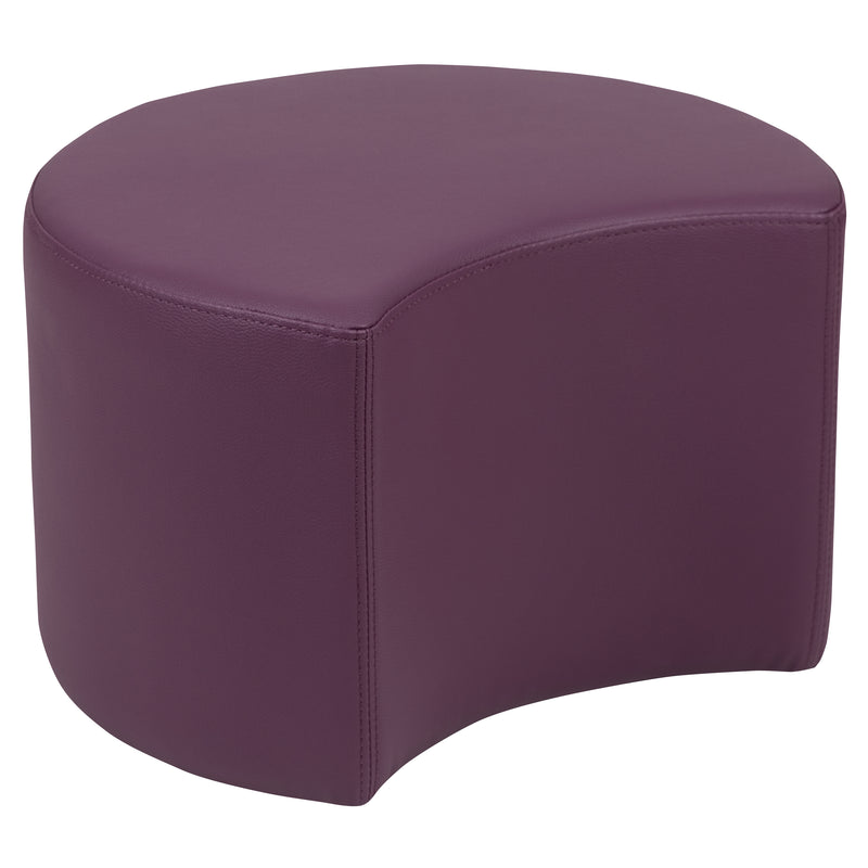 Soft Seating Flexible Moon for Classrooms and Daycares - 12" Seat Height (Purple)