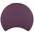 Soft Seating Flexible Moon for Classrooms and Daycares - 12" Seat Height (Purple)