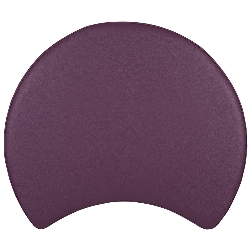 Soft Seating Flexible Moon for Classrooms and Daycares - 12" Seat Height (Purple)