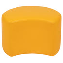 Soft Seating Flexible Moon for Classrooms and Daycares - 12" Seat Height (Yellow)