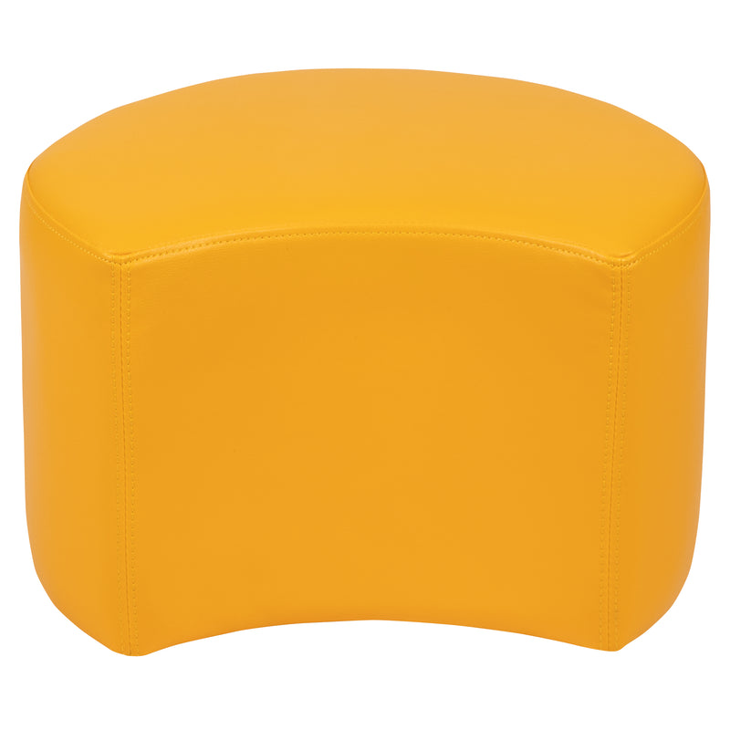 Soft Seating Flexible Moon for Classrooms and Daycares - 12" Seat Height (Yellow)