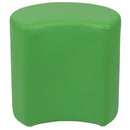 Soft Seating Flexible Moon for Classrooms and Common Spaces - 18" Seat Height (Green)