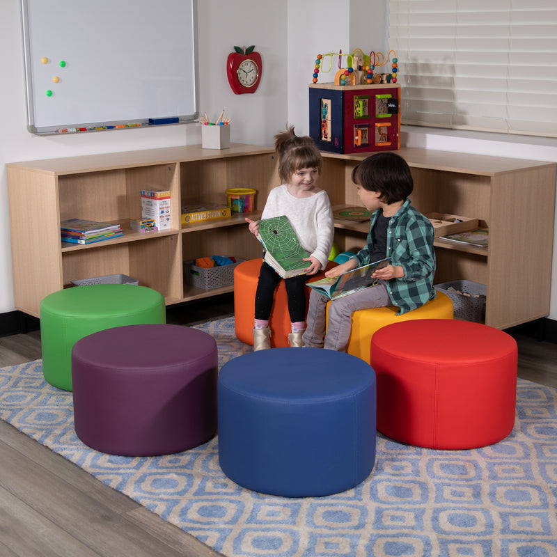 Soft Seating Flexible Circle for Classrooms and Daycares - 12" Seat Height (Blue)