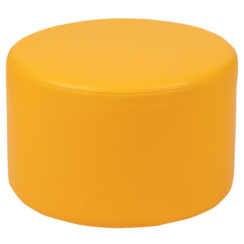 Soft Seating Flexible Circle for Classrooms and Daycares - 12" Seat Height (Yellow)