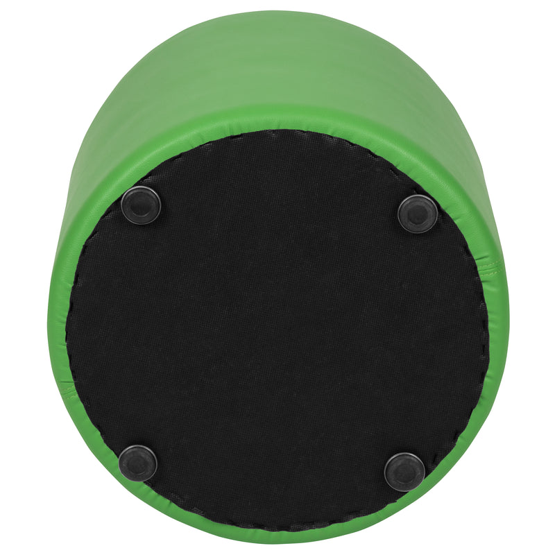 Soft Seating Flexible Circle for Classrooms and Common Spaces - 18" Seat Height (Green)