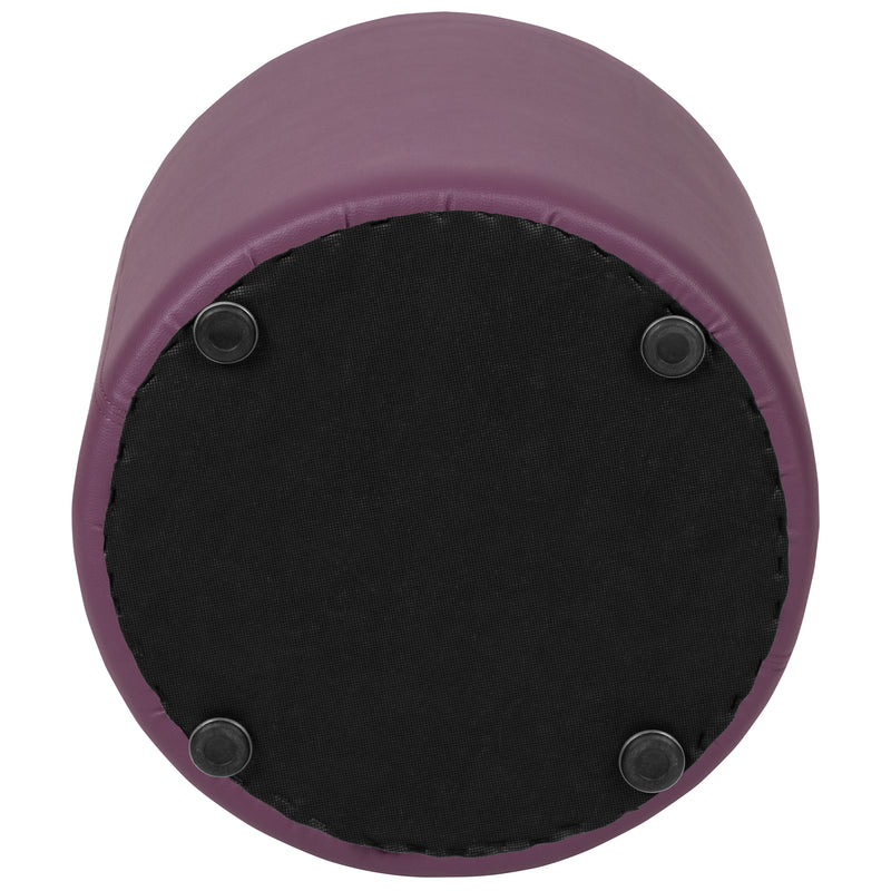 Soft Seating Flexible Circle for Classrooms and Common Spaces - 18" Seat Height (Purple)