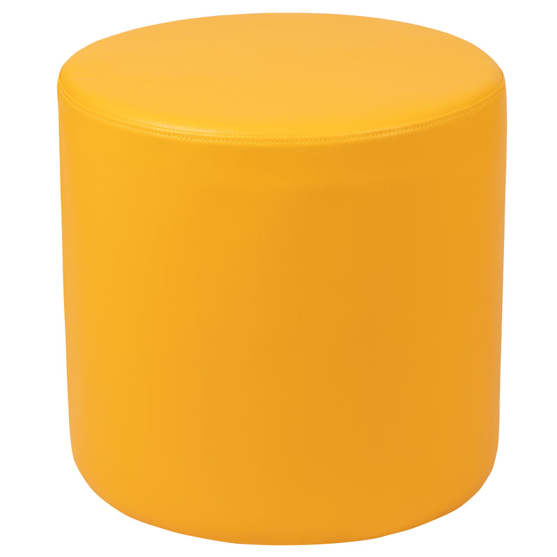 Soft Seating Flexible Circle for Classrooms and Common Spaces - 18" Seat Height (Yellow)