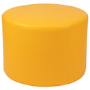 Large Soft Seating Flexible Circle for Classrooms and Common Spaces - Yellow (18" Height x 24" Diameter)