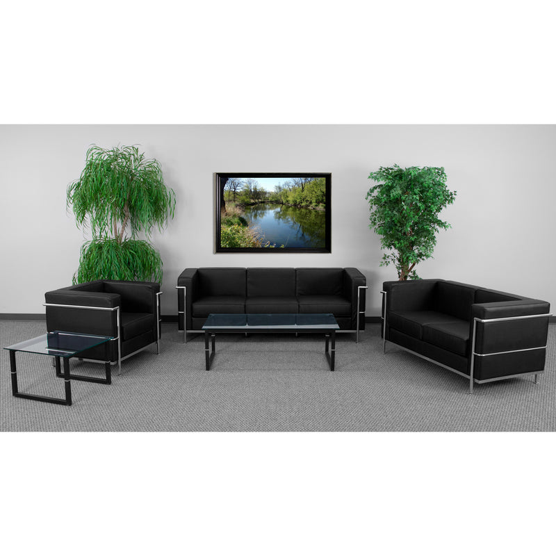 SINGLEWAVE Regal Series Reception Set in Black LeatherSoft