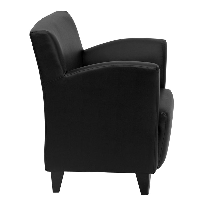 SINGLEWAVE Roman Series Black LeatherSoft Lounge Chair