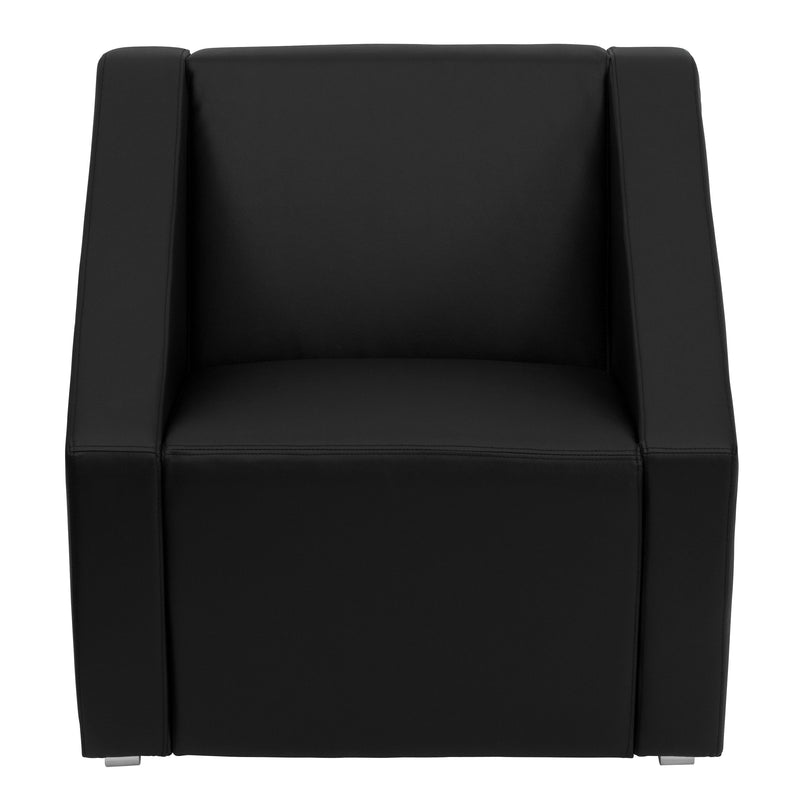 SINGLEWAVE Smart Series Black LeatherSoft Lounge Chair